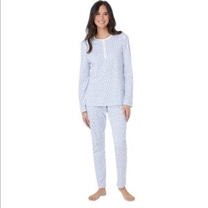 ROLLER RABBIT BLUE HEART PAJAMAS SMALL